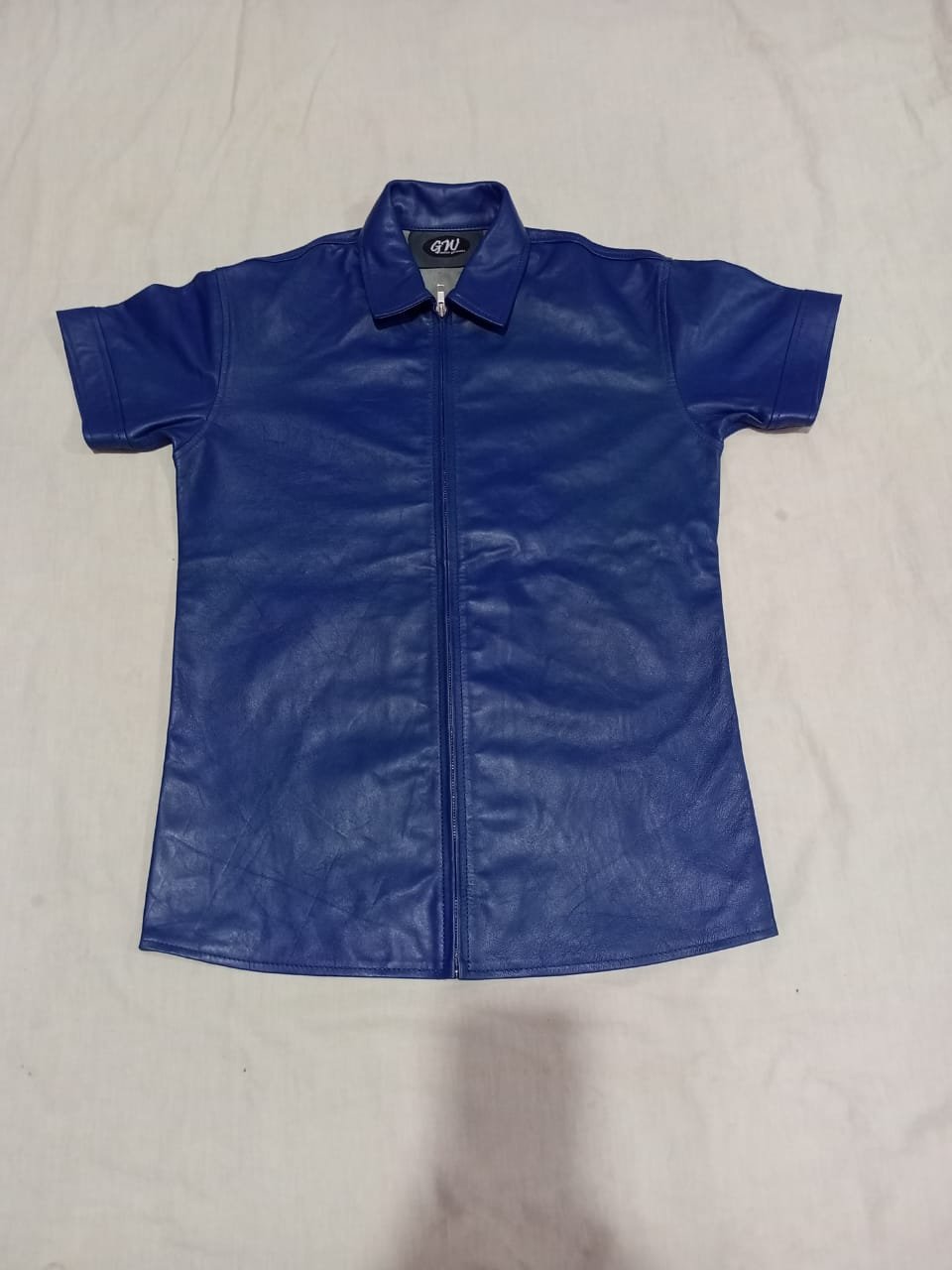 LEATHER PLAIN-SHIRT -14 - Image 3