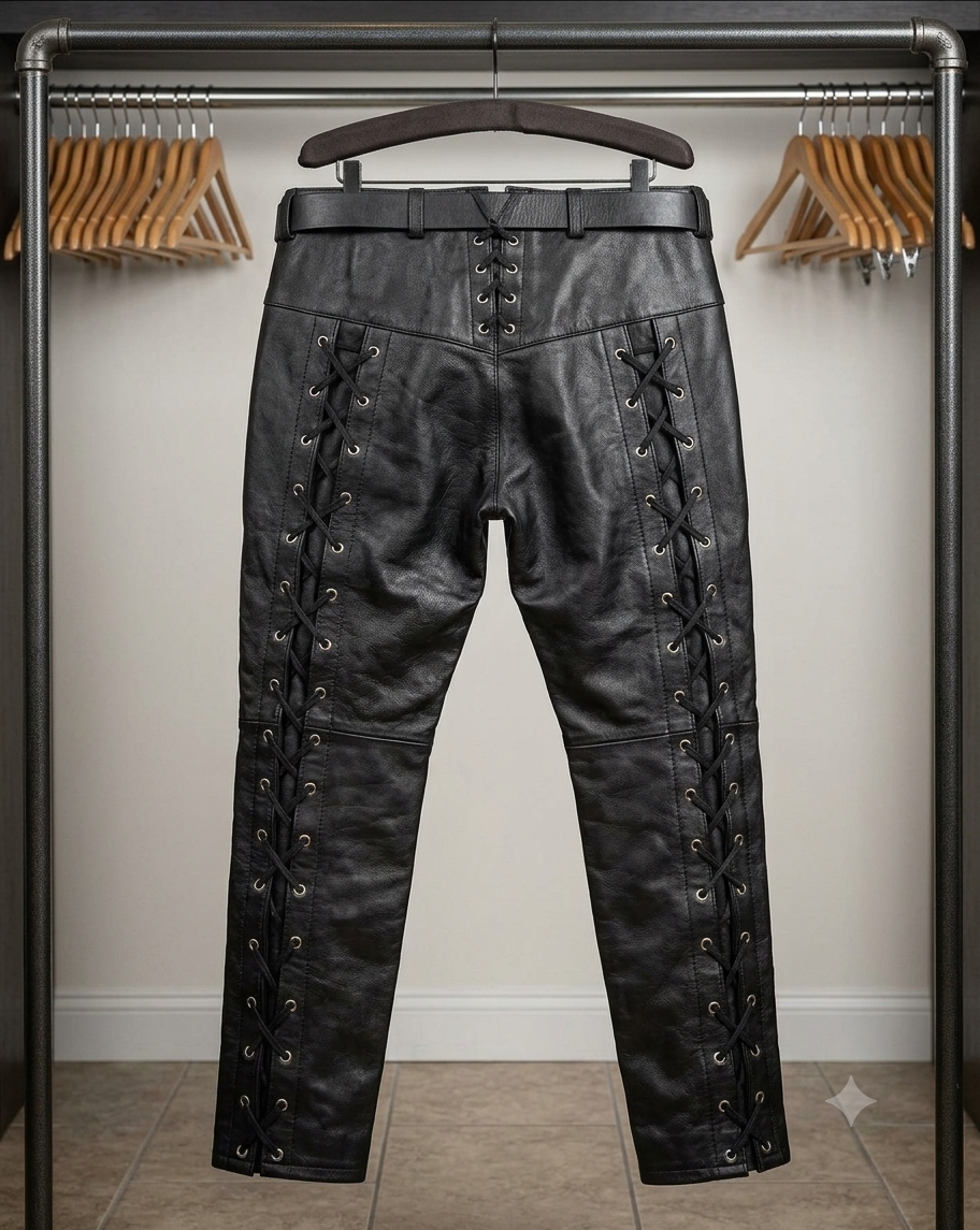 LEATHER LASSES PANT - 11 - Image 2