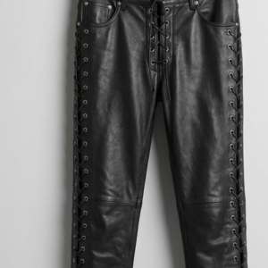 LEATHER LASSES PANT - 22