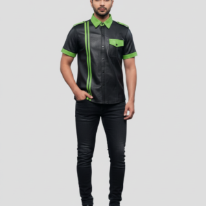 LEATHER POLICE-SHIRT - 8