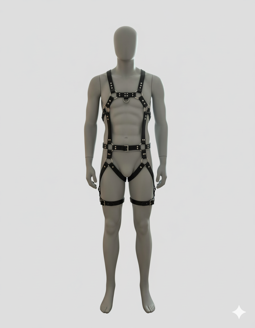 LEATHER HARNESS SET - 2