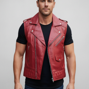 LEATHER MB VEST- 1