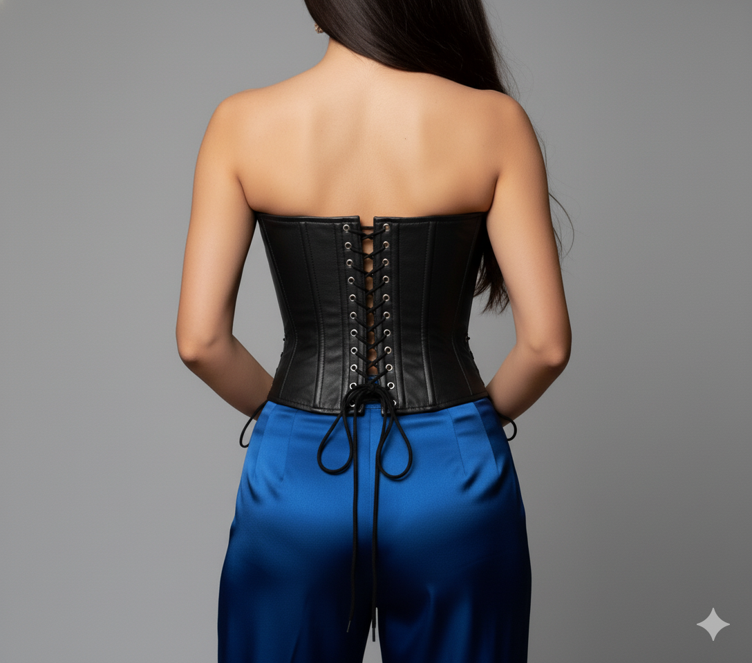 LEATHER WOMEN CORSET- 2 - Image 2