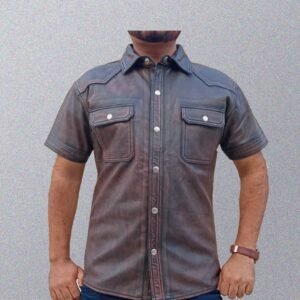 LEATHER VINTAGE-SHIRT # 07