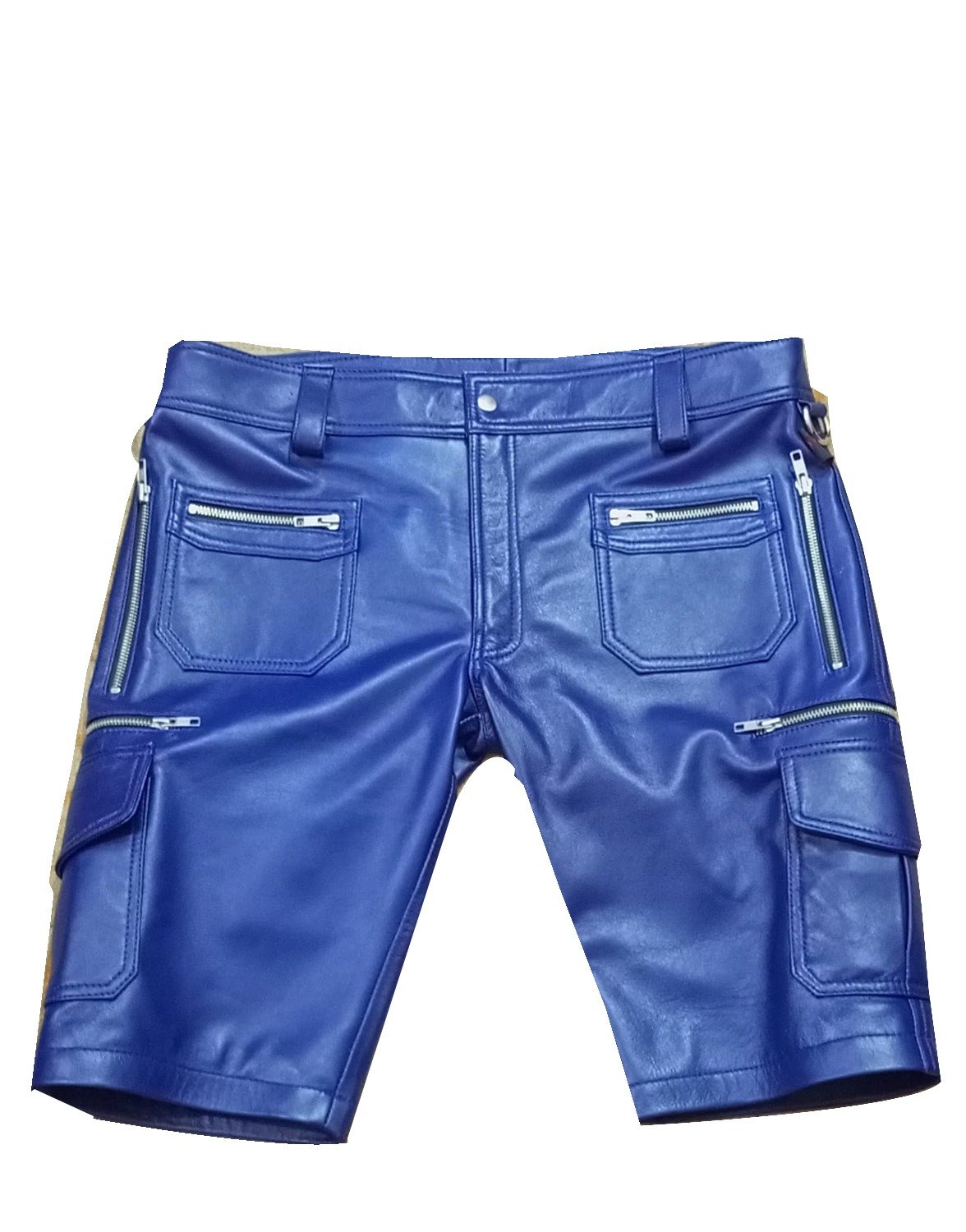 LEATHER CARGO SHORT - 18 - Image 3