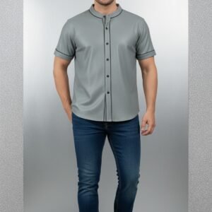 LEATHER BASE BALL SHIRT # 02