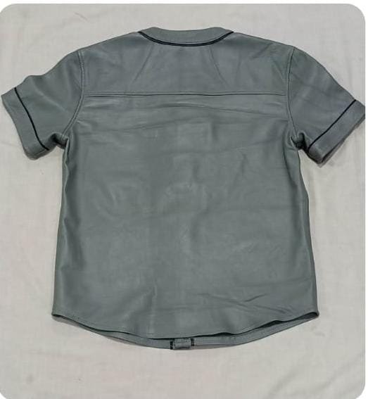 LEATHER BASE BALL SHIRT # 02 - Image 4