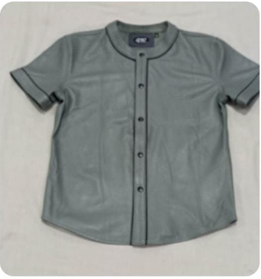LEATHER BASE BALL SHIRT # 02 - Image 3