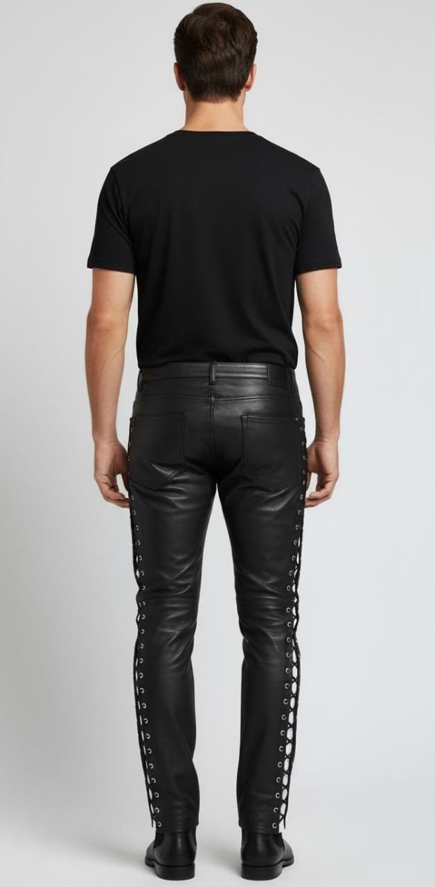 LEATHER LASSES PANT - 22 - Image 2