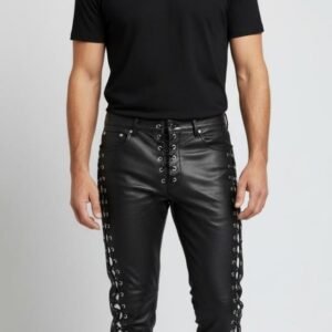 LEATHER LASSES PANT - 22