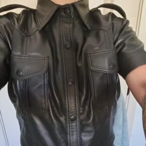 LEATHER POLICE-SHIRT # 13