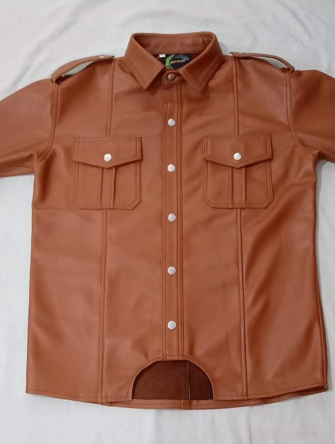 LEATHER POLICE-SHIRT # 13 - Image 3