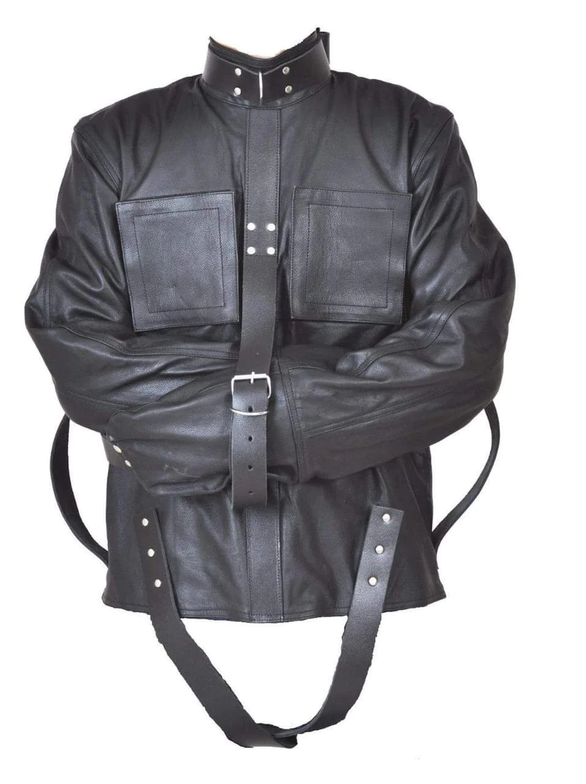 LEATHER BONDAGE JACKET # 8 - Image 3