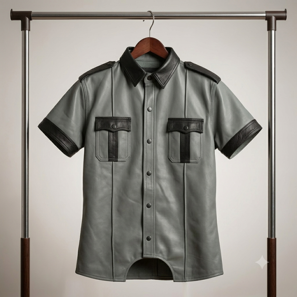 MEN'S Grey POLICE-SHIRT - 17