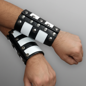 LEATHER WRIST-BANDS - 10