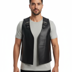 LEATHER VEST- 8