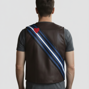 LEATHER BAR VEST- 7