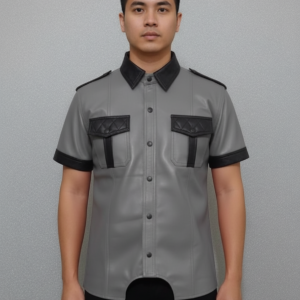 LEATHER POLICE-SHIRT - 17