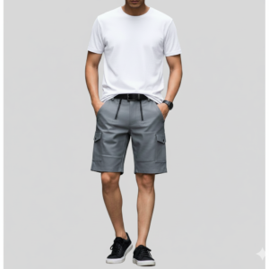 LEATHER CARGO SHORT - 29