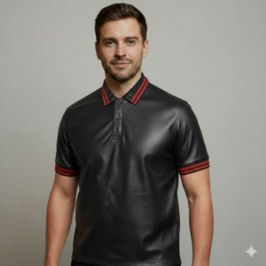 LEATHER POLO-SHIRT -18
