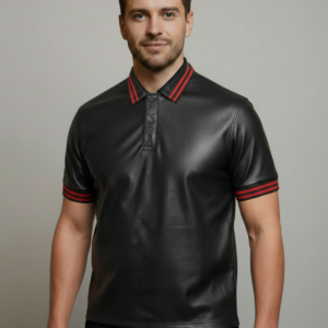 LEATHER POLO-SHIRT -18