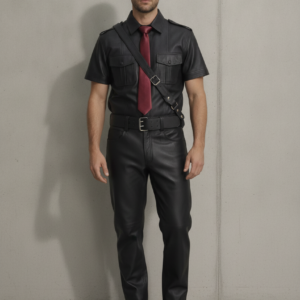 LEATHER BLACK UNIFORM - 9