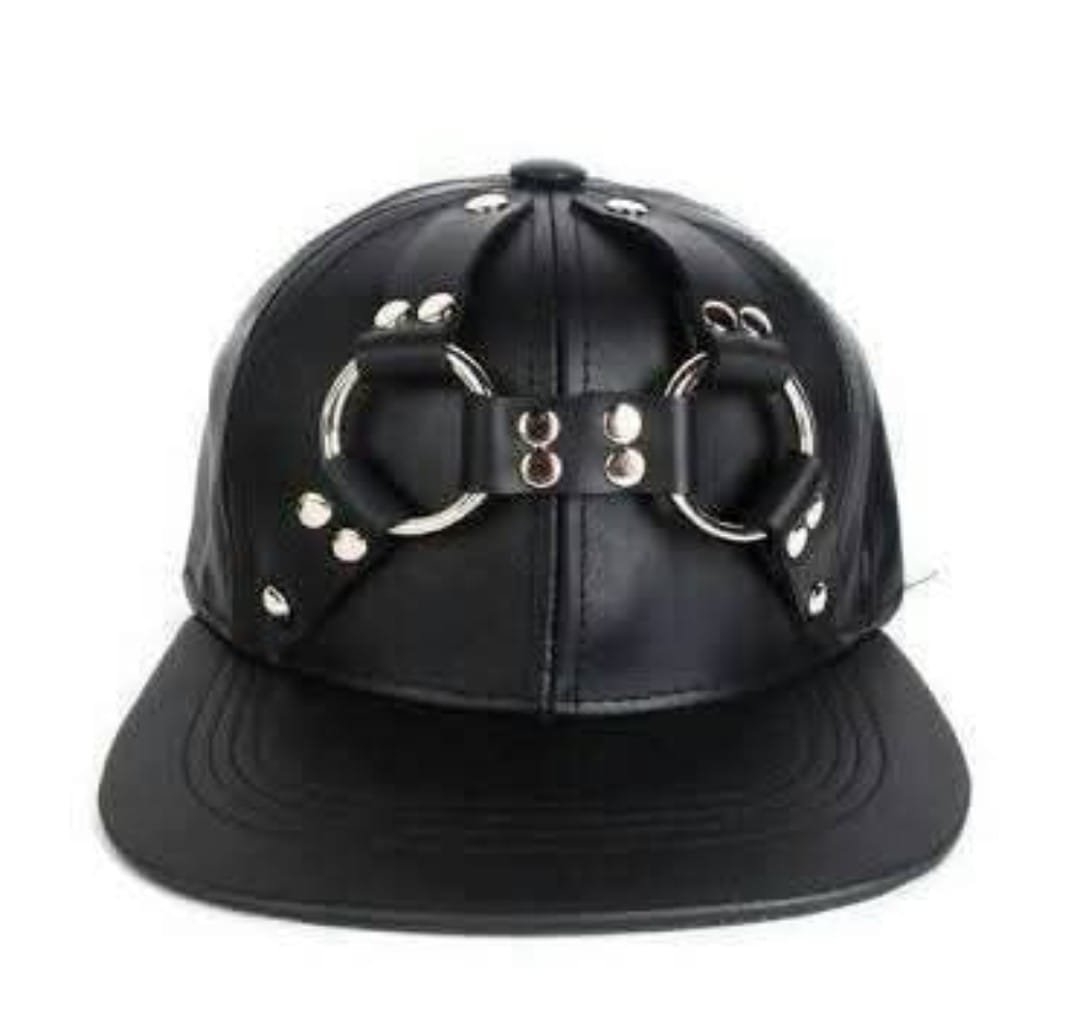 LEATHER BASEBALL CAP - - Image 3