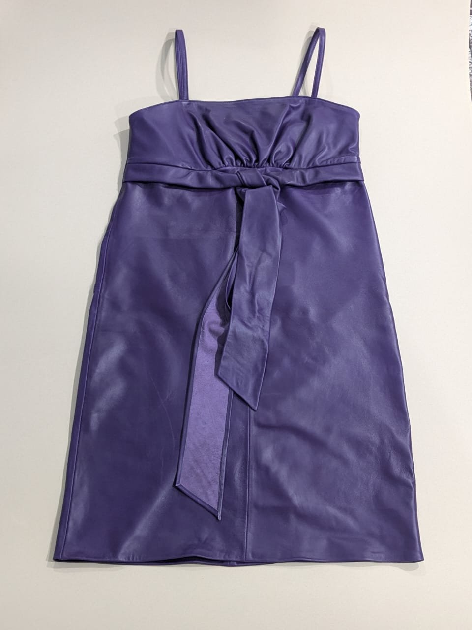 LEATHER MIDI-DRESS - 6 - Image 5