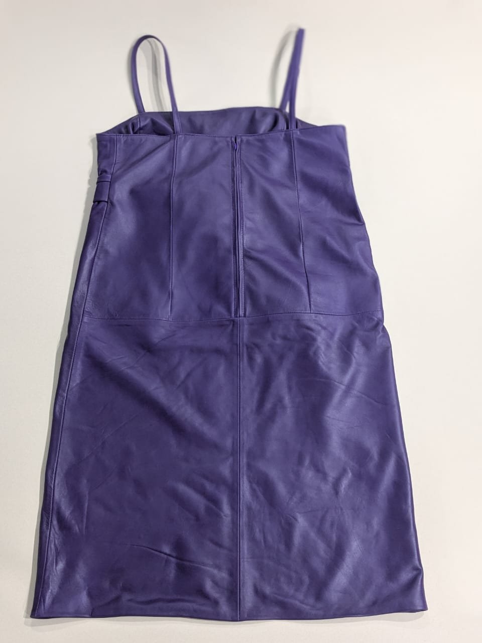 LEATHER MIDI-DRESS - 6 - Image 6