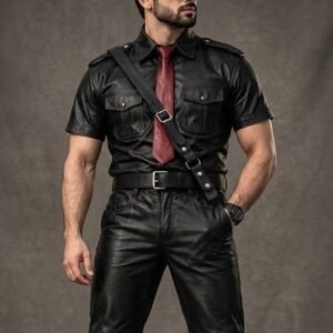 LEATHER BLACK UNIFORM - 9