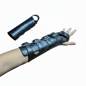 LEATHER WRIST BRACERS - 27