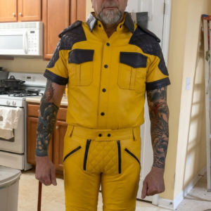 LEATHER QUILTED UNIFORM - 10