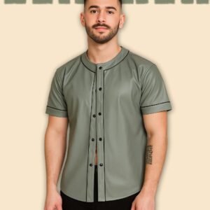 LEATHER BASE BALL SHIRT # 02