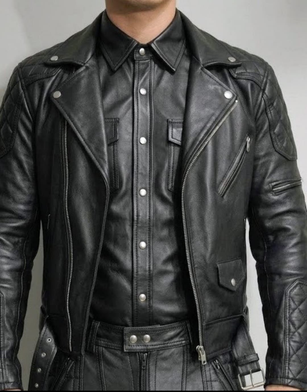 LEATHER BIKER UNIFORM - 16
